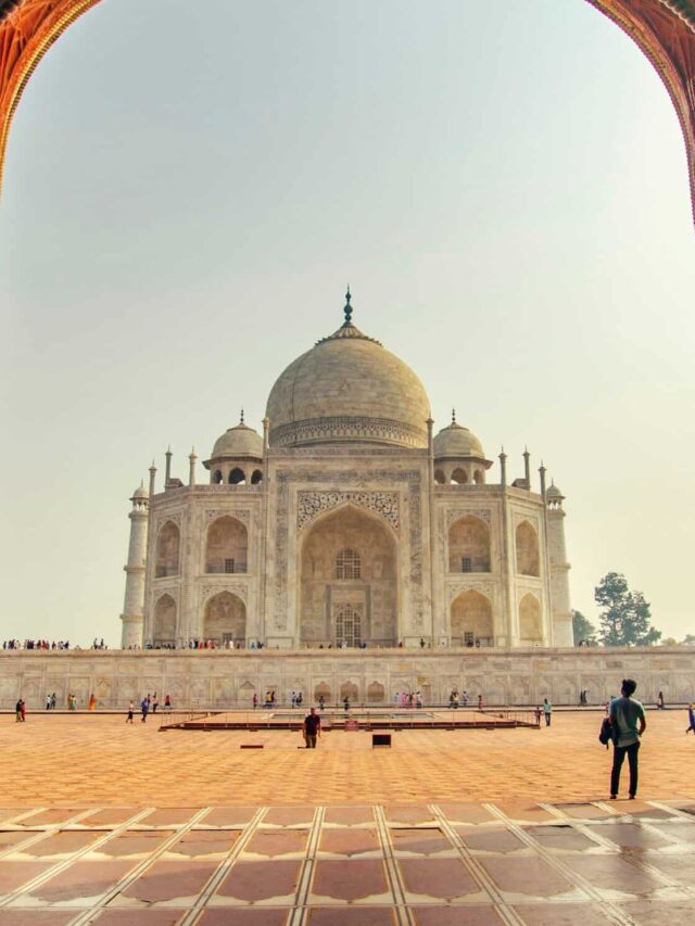 Who owned land Taj Mahal was built on?