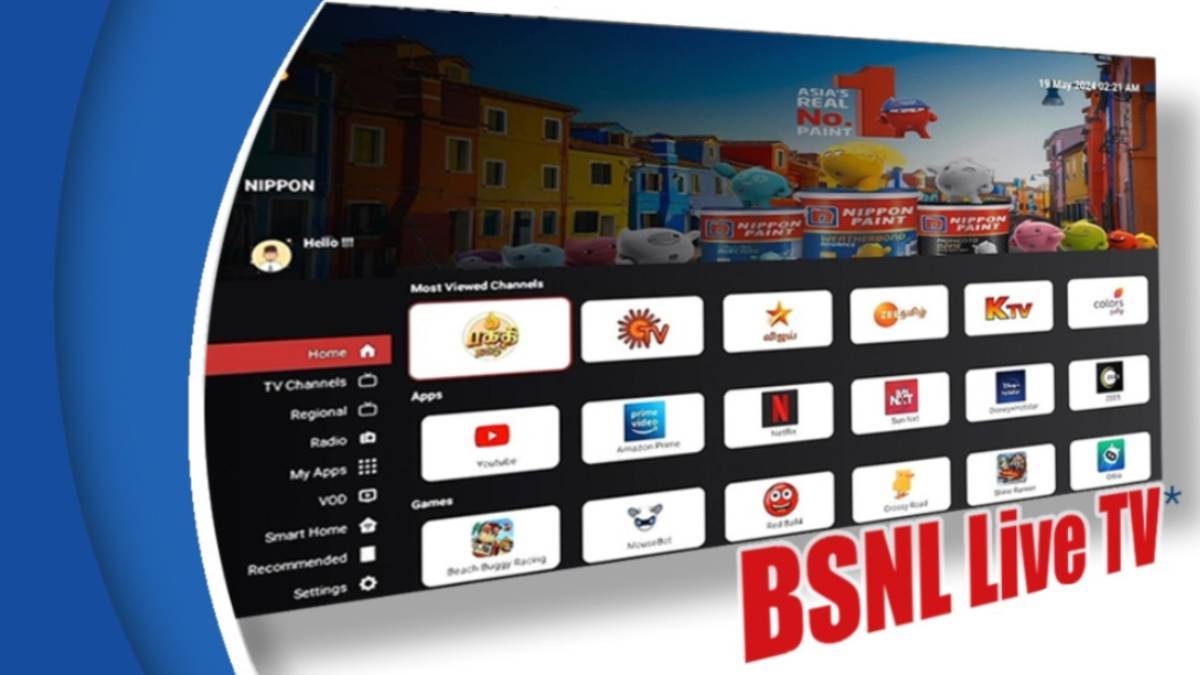DTH operator flies in the storm of BSNL, launches BiTV, watch more than 300 live TV channels for free on phone