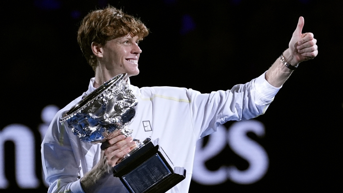 Yannick Sinner won the Australian Open 2025 title, the first Italian player to do so