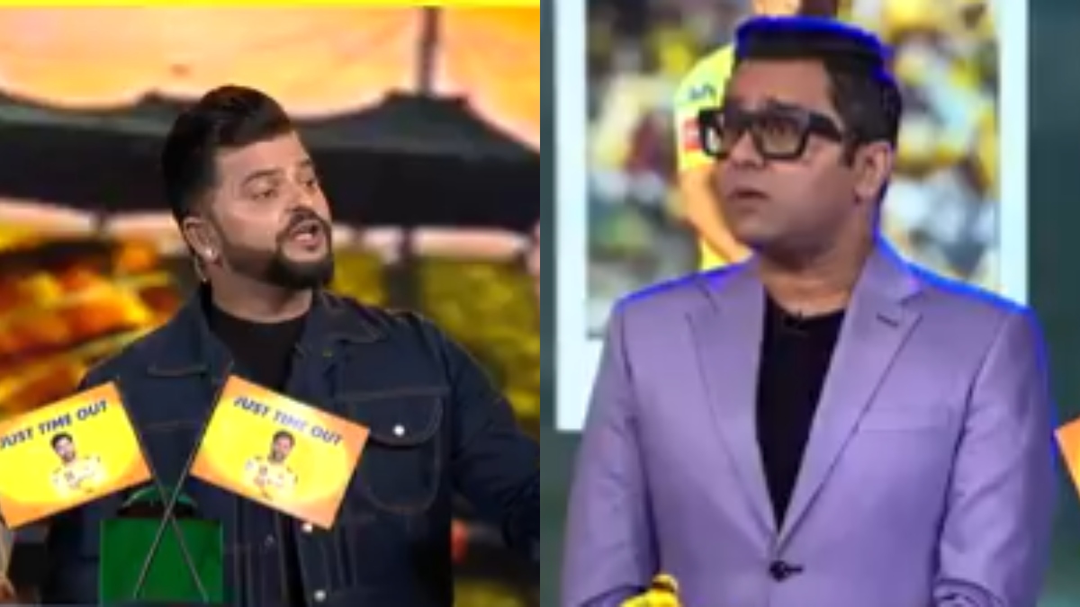 Suresh Raina and Akash Chopra clashed over Dhoni, a fierce debate in LIVE show