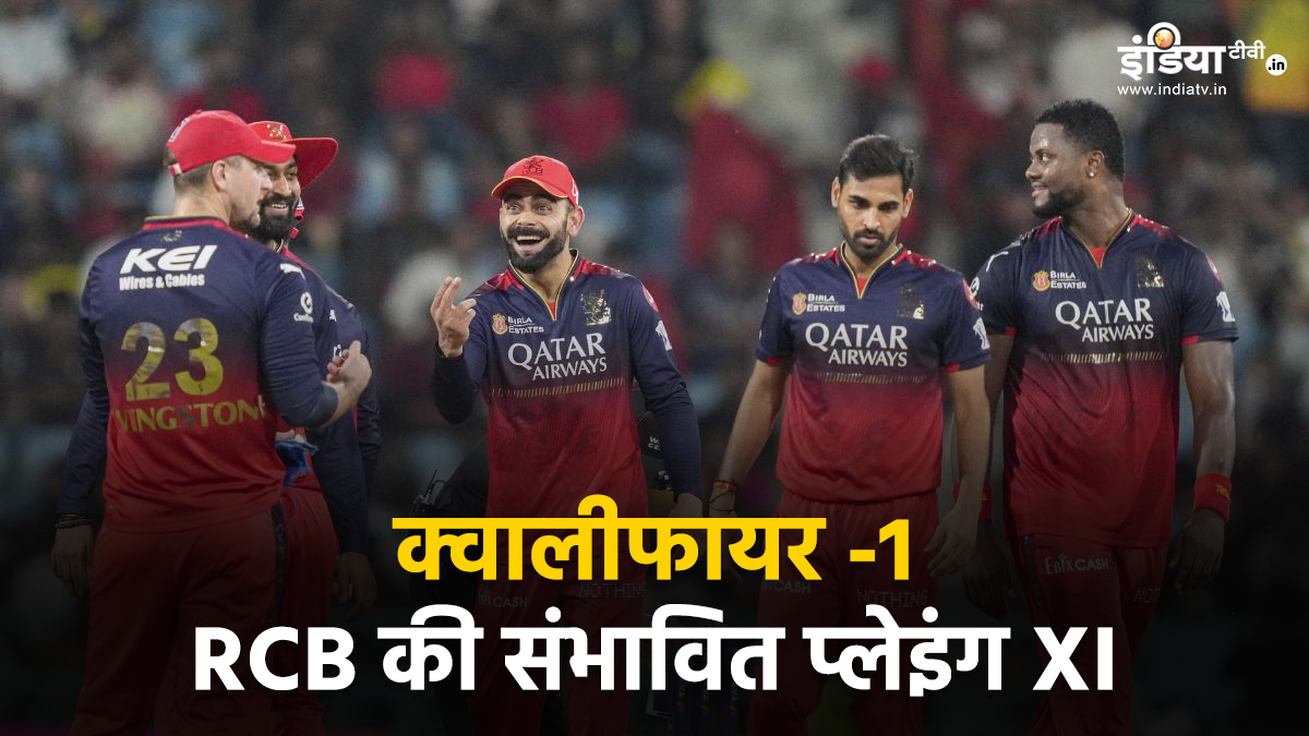 RCB's playing XI can be something like this in qualifier-1, two match winners may return