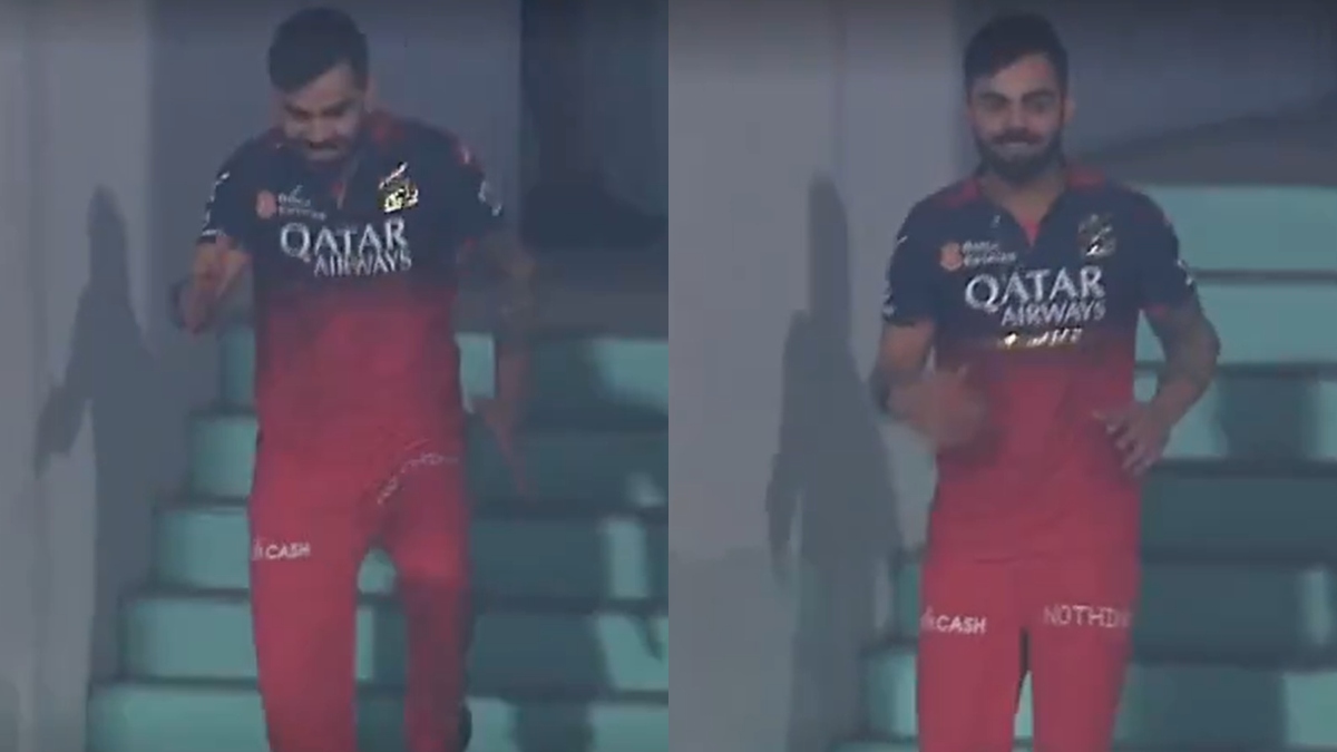 Seeing this celebration of Virat Kohli, you will also be stunned, come out of the dressing room like this, see Video